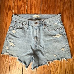 Madewell Momjean Shorts size 32